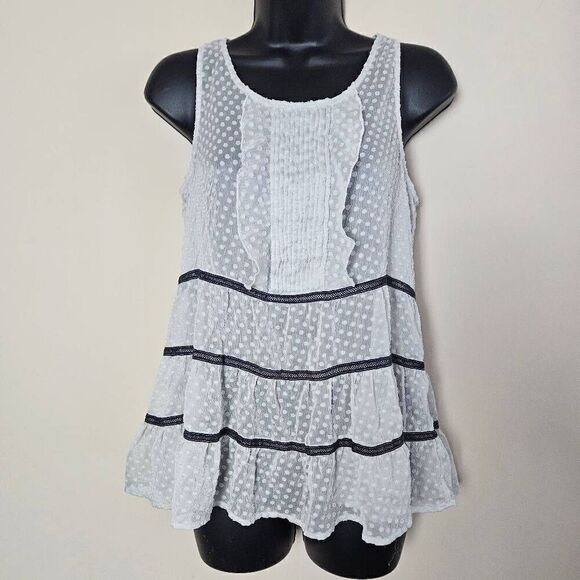 Maeve Swiss Dot Sheet Blouse - Picture 2 of 8